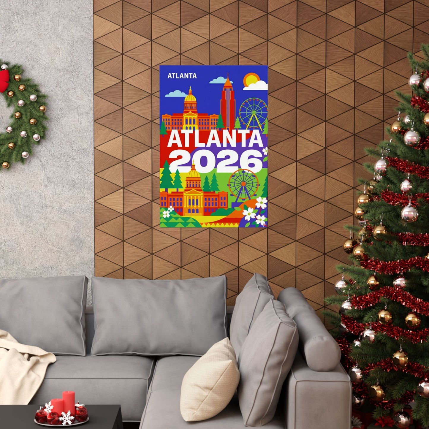 Atlanta 2026 World Cup Hosting City Poster